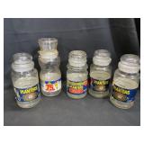 Assortment of VTG 1991 75th BD Mr Peanut Jars