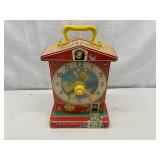 VTG Fisher-Price Music Box Teaching Clock