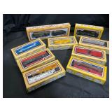 9 Life-Like Model Train Cars & Locos