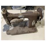 Vintage White Rotary Sewing Machine