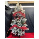 Beautiful Frosted 4-Foot Faux Christmas Tree