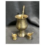 Brass Mortar & Pestle Sets