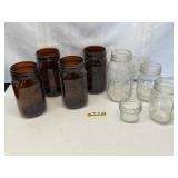 Collection of Vintage Ball Mason Jars