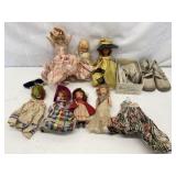 VTG Dolls and VTG Baby Shoes