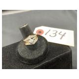 Two-Tone Diamond Bridal Ring Set