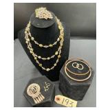 Vintage Jewelry Lot: Monet, Sterling