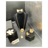 Vintage Gold Tone Jewelry Collection