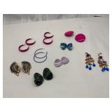 Nine Pairs of Earrings