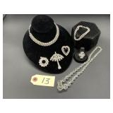 Vintage Crystal Jewelry Collection