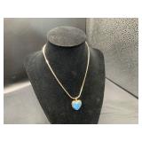 Sterling Silver Heart Pendant Necklace