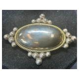 Sterling Silver Brooch/Pendant, Mexico 925