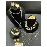 Assorted Gold-Tone Costume Jewelry Lot