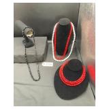 Three Beaded Fashion Necklaces