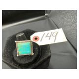 Native American Sterling Turquoise Ring