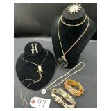 Fashion Jewelry and Magnifier Necklace