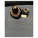 Marvella Necklace, Silver Chains & Cuff
