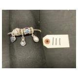 Sterling Silver Multi-Charm Bracelet