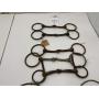 6 Antique Snaffle Bits Some Hand Forged