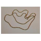 Dancraft Gold over Sterling rope necklace, 29ï¿½,
