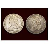 1832, 1836 Capped Bust Half Dollars