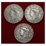 US Large Cent Lot; 1817-1818
