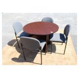 5pc Round Table & 4 Chairs