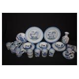 20pcs M.A. Hadley Horse & Kentucky Derby Dishes,
