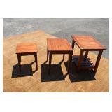 3pc; 2 nesting tables & side table
