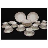 34pcs Foley Bone China 'Chintz' pattern