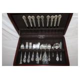 49pcs Sterling Silver Joan of Arc Flatware Set