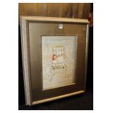 Kathryn White - Chickens on Chairs signed &