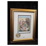 Emmett Kelly 'Bath Time' from the circus