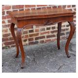 Antique Mahg.  Flip Top Game Table