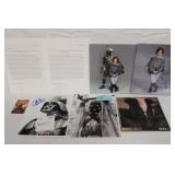 Autographed 8pc Star Wars Memorabilia inc.