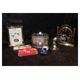 Variety of 6 Different Clocks by Fossil, Seiko,