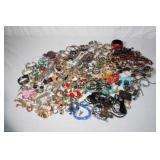 Large lot of nice costume jewelry with a few