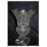 Cut Glass Crystal Vase 11.75' tall