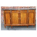 Antique French Marble Top Sideboard