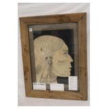 Trail of Tear Pencil Drawing in primitive frame