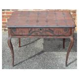 Antique Folk Painted Table