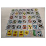 36 Topps Football 1971 plus 4 field position