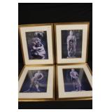 Group of 4 framed Sculptured Photos