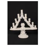 Carved Stone Candelabra