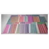 25 ï¿½ US 3 Cent Full Sheets Postage Stamps.