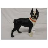 Cast Iron Boston Terrier Door Stop 10.5'