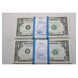 100 Bundle 1969 Sequential UNC