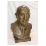 18' tall Bronze Bust Sculpture of Alfred Errera