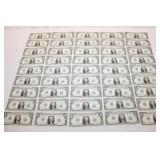 40 1963 $1 Unc - Crisp 1963 Bills