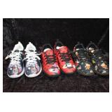 3 Pair Unbranded Unisex Sneakers (size 8)