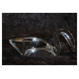 Signed Steuben Crystal Swan, Approx. 7ï¿½ Long